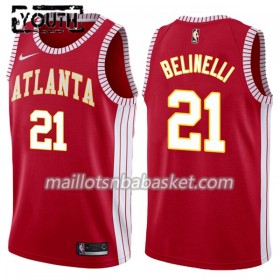 Maillot Enfant Atlanta Hawks Marco Belinelli 21 Nike Classic Edition Swingman
